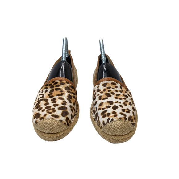 stuart weitzman  cheetah print leather espadrilles sz 38 (US sz 7) - Picture 3 of 12
